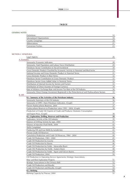 Notas Generales - Ministerio del Poder Popular de Petróleo y Minería