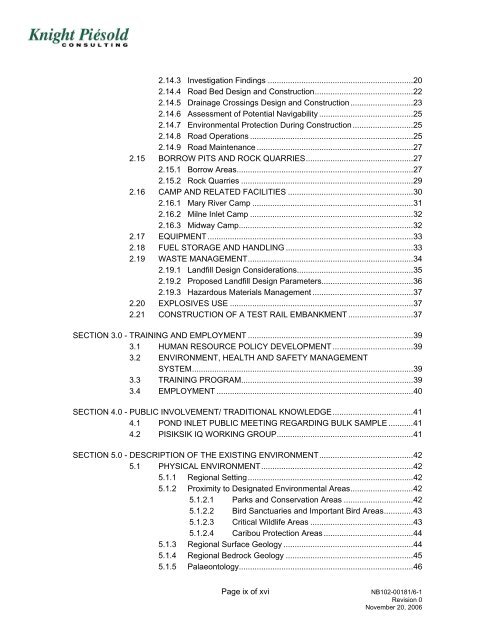 061211-Environmental Screening Report-IMAE.pdf - nirb