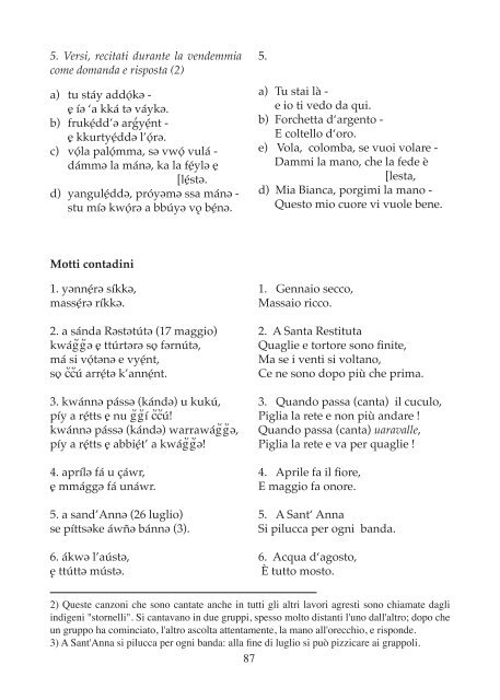 Studio sul dialetto di Serrara Fontana - La Rassegna d'Ischia