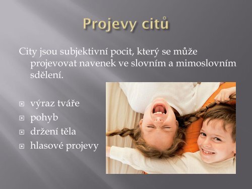 Procesy emoÄnÃ­ a volnÃ­