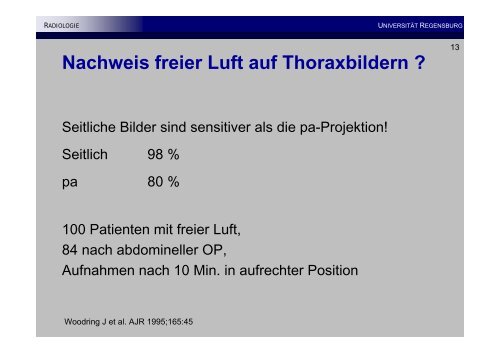 Basiswissen Akutes Abdomen, NotfÃ¤lle