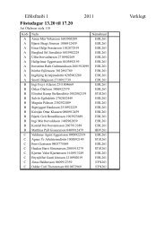 Eðlisfræði 1 2011 Verklegt Föstudagar 13.20 til 17.20