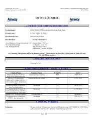 Safety data sheet - Amway