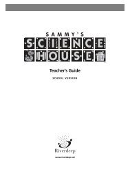 Sammy's Science House Teacher's Guide, School Version