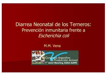 Diarrea Neonatal de los Terneros: