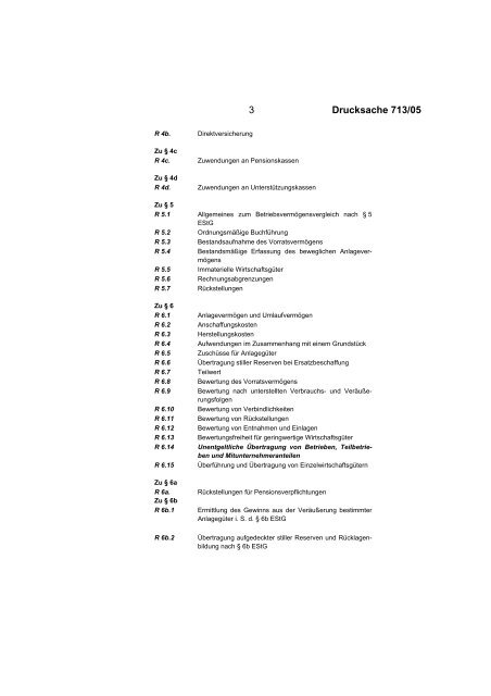 Einkommensteuer-Richtlinien - Bundesrat