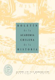 B O L E T Í N d e  l a ACADEMIA CHILENA d e  l a ... - Instituto de Chile