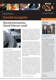 5. oSa Newsletter - Organisation fÃ¼r die Sicherheit von ...