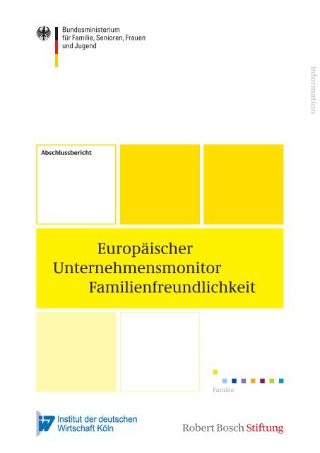 Europäischer Unternehmensmonitor Familienfreundlichkeit (PDF)