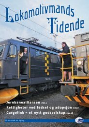 Les hele bladet i pdf-format - Norsk Lokomotivmannsforbund