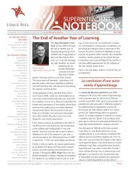 NOTEBOOK - Louis Riel School Division