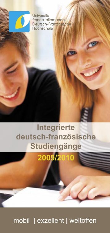 Integrierte deutsch-französische Studiengänge 2009/2010 - DFH