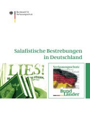 Salafistische Bestrebungen in Deutschland - Bundesamt für ...