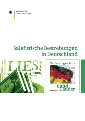 Salafistische Bestrebungen in Deutschland - Bundesamt für ...