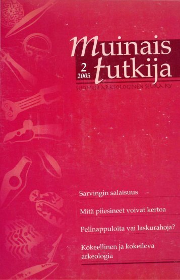 PDF - Suomen arkeologinen seura ry.