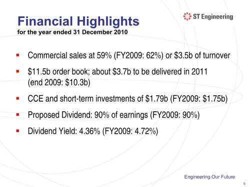 Presentation Slides - Singapore Technologies Engineering