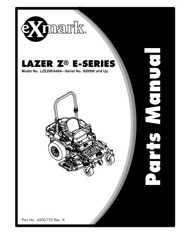 LAZER Z® E-SERIES - Exmark