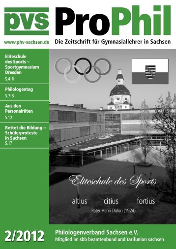 Die Zeitschrift für Gymnasiallehrer in Sachsen - Philologenverband ...