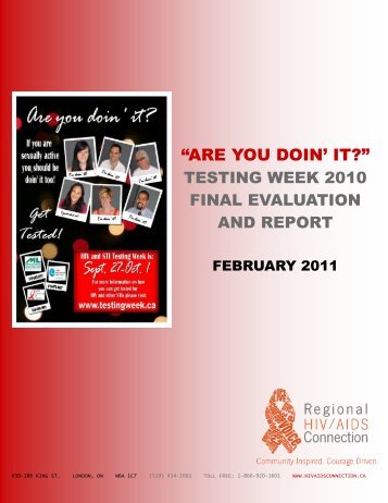 âARE YOU DOIN' IT?â - Regional HIV/AIDS Connection