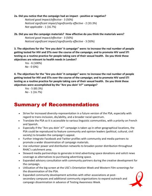 âARE YOU DOIN' IT?â - Regional HIV/AIDS Connection