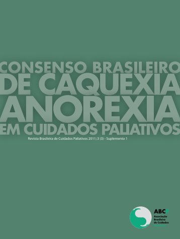 consenso brasileiro de caquexia - Nutritotal