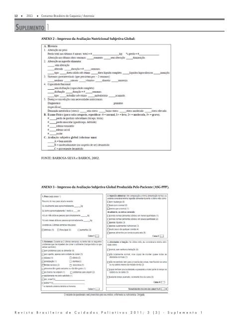 consenso brasileiro de caquexia - Nutritotal