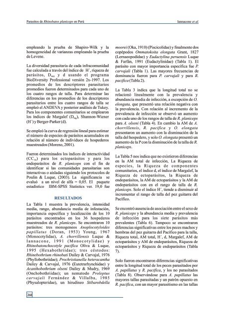 ORIGINAL ARTICLE/ ARTÃCULO CIENTÃFICO - Revista Peruana