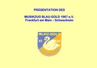 MUSIKZUG BLAU-GOLD 1967 eV - Freiwilligenagentur Schwanheim