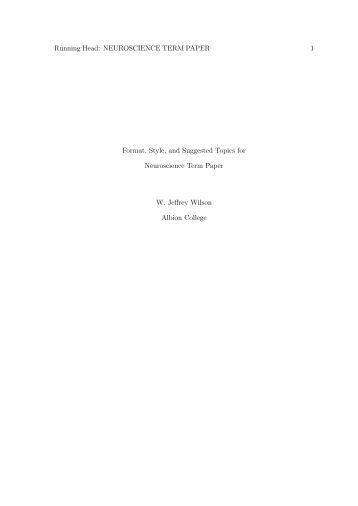 term paper running head Apa paper formatting & style guidelines this running head title should be a shortened version of the title of your entire paper sample running head/page header. term paper running head Apa paper formatting & style guidelines this running head title should be a shortened version of the title of your entire paper sample running head/page header.