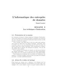 L'informatique des entrepÃ´ts de donnÃ©es