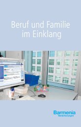 Beruf und Familie im Einklang - Barmenia Versicherungen