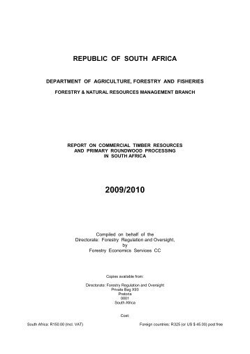 Timber Statistics Report 2009 - 2010(1).pdf - Forestry South Africa