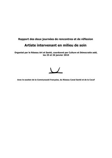 Artiste intervenant en milieu de soin - Art et SantÃ©