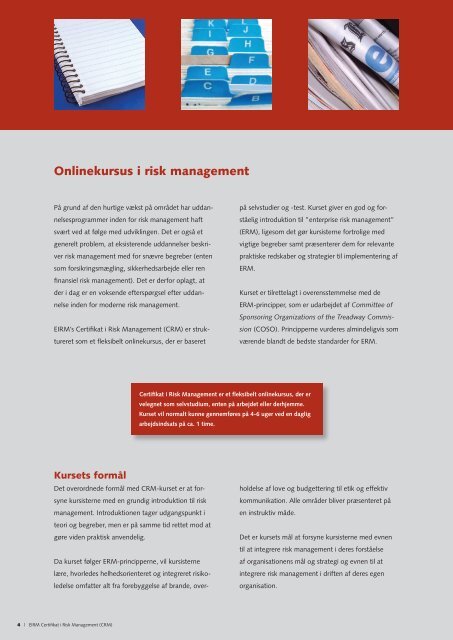 Certifikat i Risk Management - primo
