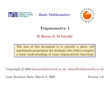 Trig_Simple Trig (right-angled triangles)