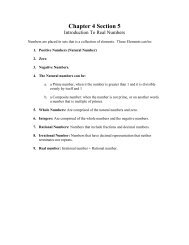 Real Numbers - Club TNT