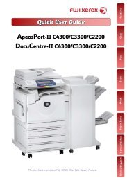 ApeosPort/ DocuCentre - II C4300/3300/2200 - Fuji Xerox Malaysia