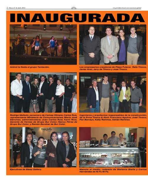 INAUGURADA PLAZA FUTECA - ElsoldeMixco.com