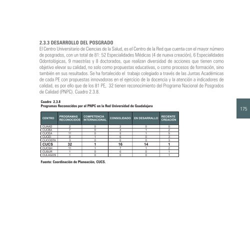 2009-2010 - Centro Universitario de Ciencias de la Salud