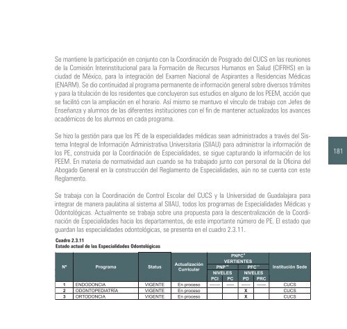 2009-2010 - Centro Universitario de Ciencias de la Salud