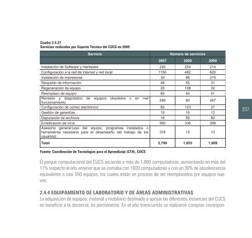 2009-2010 - Centro Universitario de Ciencias de la Salud