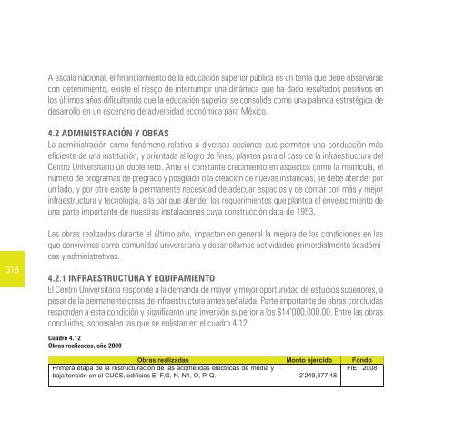 2009-2010 - Centro Universitario de Ciencias de la Salud