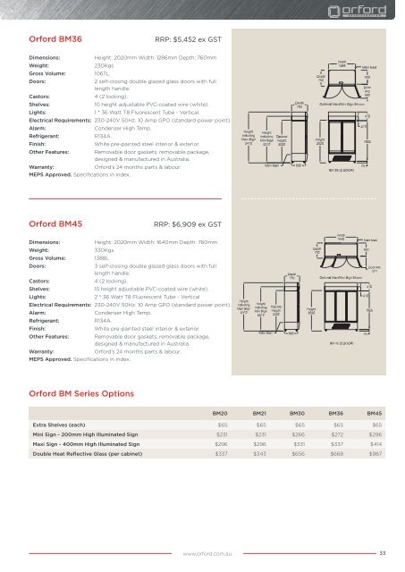 Orford Catalogue - Arafura Catering Equipment
