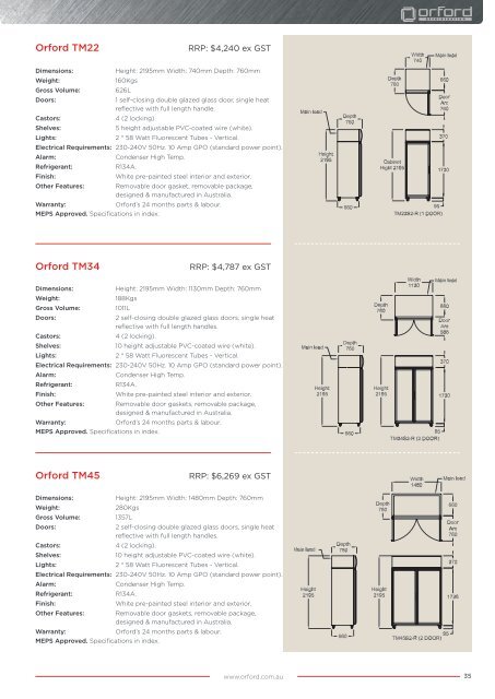 Orford Catalogue - Arafura Catering Equipment