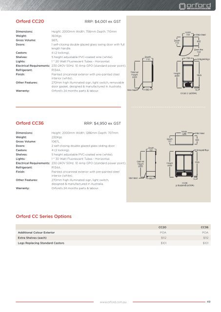 Orford Catalogue - Arafura Catering Equipment