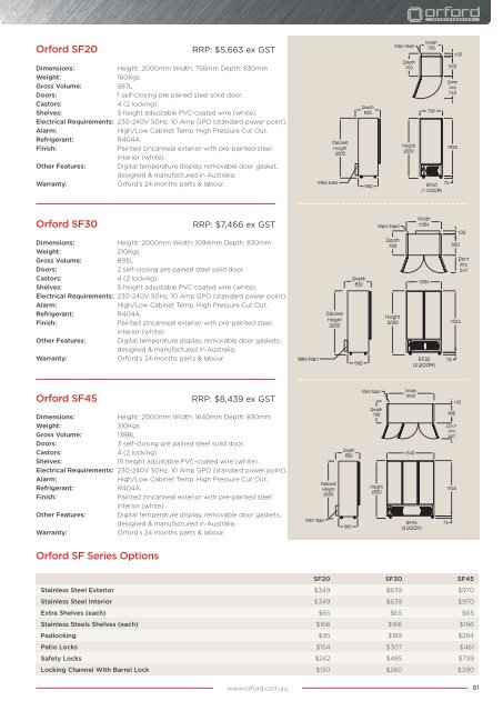 Orford Catalogue - Arafura Catering Equipment