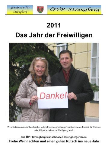 2011 Das Jahr der Freiwilligen - Mostviertel