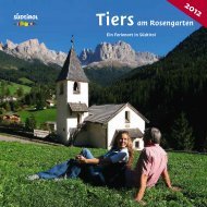 Infobüchlein - Tiers am Rosengarten