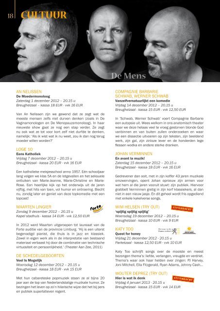 Stadsmagazine winter 2012-2013 - Stad Bree