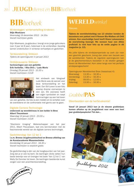 Stadsmagazine winter 2012-2013 - Stad Bree